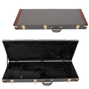 Étui de <span class=keywords><strong>guitare</strong></span> électrique personnalisé <span class=keywords><strong>Tweed</strong></span> étui à main étui rigide pour <span class=keywords><strong>guitare</strong></span> basse - Product Image 1