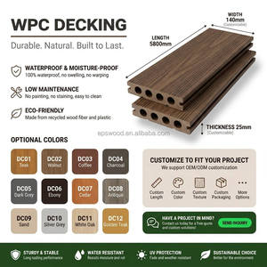 Pavimento per Terrazze a Incastro in Materiale WPC Coestruso con Superficie Liscia, Impermeabile, Antiscivolo, Ignifugo e Composito - Product Image 6