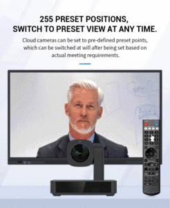 Nhà Máy Giá 10x 20x Zoom <span class=keywords><strong>video</strong></span> hội nghị Máy Ảnh USB PTZ <span class=keywords><strong>RS232</strong></span> 1080P HD PTZ <span class=keywords><strong>video</strong></span> streaming máy ảnh - Product Image 3