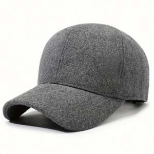 Gorro de Béisbol para Hombre, Otoño-Invierno 2025, Nuevo, Forro Polar Grueso, Resistente al Frío, Color Sólido, Estilo Deportivo Casual para Exteriores - Product Image 6