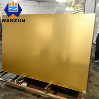Plaques en acrylique coulé à prix d'usine en gros, 1/8 miroir doré auto-adhésif incassable en plastique