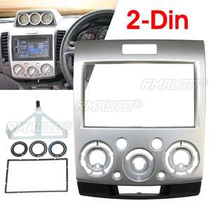แผงหน้าปัดวิทยุติดรถยนต์ 2 Din สำหรับ Ford Everest Ranger และ Mazda BT-50 BT50 ปี 06-10 - Product Image 1