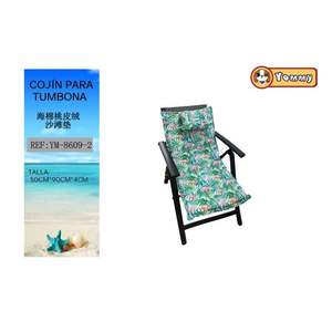 ที่นอนชายหาด TUMBONA 50*90*4ซม.-2 พร้อมเบาะรองนั่งฟองน้ำและหมอนสำหรับใช้งานกลางแจ้ง - Product Image 1