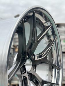 GVICHN roues de voiture de tourisme forgées 19 20 21 22 24 pouces 6061-T6 alliage roue de voiture de course personnalisé poli lèvre 2 pièces jantes - Product Image 3