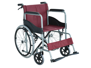 Silla de Ruedas Resistente con Marco de Acero Estable y Ruedas Antideslizantes para Pacientes con Ictus y Movilidad Limitada - Product Image 2