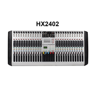 Console de mixage audio professionnelle 24 canaux HX2402 avec alimentation fantôme 48V de haute qualité – Vente directe fabricant