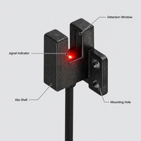 Capteur photoélectrique compact NPN à fente CX45, photodiode infrarouge optique, interrupteur de fin de course de type U pour usage industriel