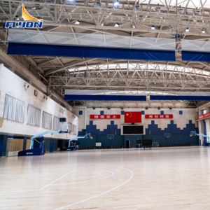 Cortina Divisoria Personalizada para Pabellón Deportivo Interior con Malla de Alta Densidad para Gimnasio Escolar - Product Image 3