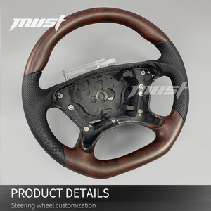 Volant personnalisé en fibre de carbone style bois de pêche pour <span class=keywords><strong>Mercedes</strong></span>-Benz <span class=keywords><strong>W209</strong></span> W211 W463 C219 E G SL <span class=keywords><strong>CLK</strong></span> CLS 350 550 <span class=keywords><strong>55</strong></span> 63 2005-2012 - Product Image 3