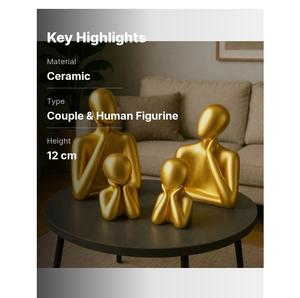 Figurine de couple romantique, décoration artisanale pour la maison, le bureau, ornement de table, objet de collection, cadeau - Product Image 4