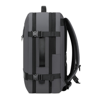 Sac à dos pour ordinateur portable avec logo personnalisé, chargement USB, extensible, grande capacité, idéal pour les voyages d'affaires et les trajets quotidiens - Vente en gros usine