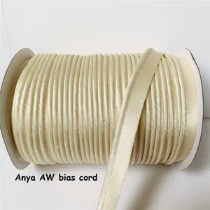 satin bias cord 10mm 12mm 72yds one roll 20yds by card Satin Bias Cord For DIY Garment Sewing And Trimming bags edge