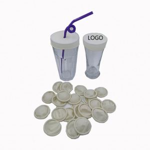 Cubierta de Silicona para Vasos con Logotipo Personalizado, Tipo Condón, para Bebidas - Product Image 2