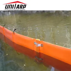 22oz PVC Fence Marine Coastal tende Tarp Flood Barrier Floating Booms Materials