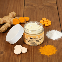 Crème Visage Éclat OEM 5% Niacinamide Vitamine C pour Taches Brunes, Unifie le Teint, Répare la Barrière Cutanée, Hydrate, Peau Riche en Mélanine 60g