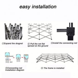 Estantes Plegables de Aluminio de Montaje Rápido y Ajustables para Exhibición, Estante de Exhibición Plegable para Ferias Comerciales - Product Image 3