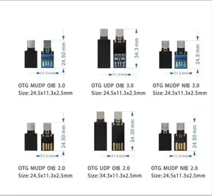 Großhandel 3.0 Short UDP Black Colloid Chip Halbfertiger Chip Wasserdicht Stoß feste Hoch geschwindigkeit karte U Disk 16g