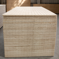 Paneles de Madera Modernos con Certificación E0, Paneles de Contrachapado Ranurado de 4x8, Revestimiento de Madera, Láminas de Madera de Pino Laminado, Venta al Por Mayor