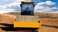 Compacteur routier SEM518 18 tonnes, tambour de 2130 mm, moteur de 129 kW, force d'excitation de 327 kN, marque de premier plan