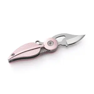 RTS पंख उपहार तह चाकू के साथ गुलाबी संभाल के लिए पदोन्नति