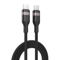 Cable USB-C a USB-C de Aleación de Aluminio con Carga Rápida Magnética de 60W para Teléfonos Móviles y Bancos de Energía