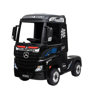 Camion électrique pour enfant sous licence <span class=keywords><strong>Mercedes</strong></span> Benz Actros 12V avec télécommande, <span class=keywords><strong>voiture</strong></span> électrique jouet pour enfants à conduire - Product Image 1