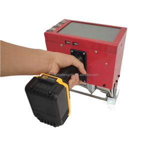 Machine de marquage par poinçonnage de numéros VIN de châssis de véhicule, alimentée par batterie au lithium, portable, pour gravure sur métal - Product Image 4