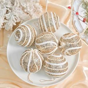 Nouveauté transfrontalière : Boules de Noël créatives avec sequins exquis pour suspendre à l'arbre ou décorer les fenêtres - Product Image 3