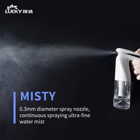 Nouvelle bouteille pulvérisateur à brume fine transparente vide pour le coiffage des cheveux, 200 ml, 300 ml, en plastique, bouteille de pulvérisation continue pour cosmétiques