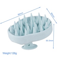 Brosse à cheveux professionnelle à prise facile Peigne droit bouclé pour femme Brosse de massage du cuir chevelu pour salon de coiffure