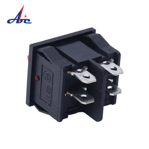 2024 KCD2-201N-2 3 cách 12V vàng dẫn ánh sáng Rocker chuyển đổi - Product Image 4