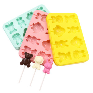แม่พิมพ์ซิลิโคนรูปสัตว์น่ารัก ปลอดสาร BPA สำหรับทำลูกอมและช็อกโกแลต - Product Image 1