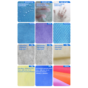 Meltblown <span class=keywords><strong>Non</strong></span>-<span class=keywords><strong>Woven</strong></span> <span class=keywords><strong>Fabric</strong></span> Roll PP Spunbonded Material do saco não tecido Soft Plain Style Dot Design Raw Material para sacos não tecidos - Product Image 5
