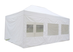 Khung Nhôm <span class=keywords><strong>4X6M</strong></span> Lều Gấp Vững Chắc Pop Up Canopy <span class=keywords><strong>Tent</strong></span> Với Cửa Sổ Sidewalls - Product Image 5