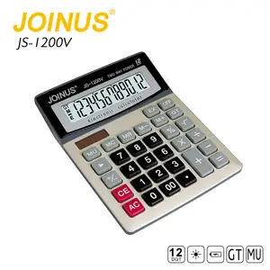 Calculadora financeira elétrica de tamanho grande, tamanho grande, 12 dígitos, papelaria para escritório