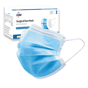 3 ply IIR CE masker wajah, masker wajah medis bedah sekali pakai bersertifikasi desain kustom grosir masker wajah - Product Image 1