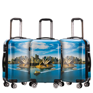Offre Spéciale <span class=keywords><strong>pas</strong></span> <span class=keywords><strong>cher</strong></span> 3 pièces PC coque rigide robuste <span class=keywords><strong>valise</strong></span> de voyage sac à bagages antivol léger bagage à main - Product Image 6