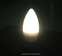 E12 Kandelaber LED-Glühbirnen 5W 500 Lumen Tageslicht Weiß Moderne Leichtgewichtige Aufputz-Kronleuchter- & Kerzenleuchten-Glühbirnen