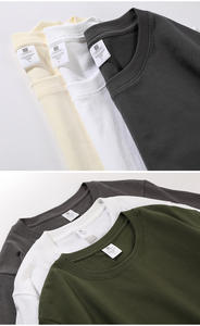 เสื้อยืดแขนสั้นผู้ชาย OH13 พิมพ์โลโก้ตามสั่ง 200 กรัม ผ้าฝ้าย 100% สีพื้น ทรงหลวม สวมใส่สบาย ไม่เป็นขุย พิมพ์ลายด้วยเทคนิคซิลค์สกรีน - Product Image 2