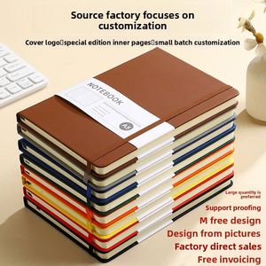 X515-1 Custom Custom Logo Business <b>A5</b> Personalized Portable Pu Leather UV Printing Notebook Cover Branded Company Office - Product Image 3