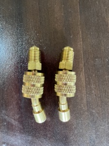 Adaptateur R410A en laiton stable pour système <span class=keywords><strong>de</strong></span> <span class=keywords><strong>climatisation</strong></span> mini-split, HAVC et <span class=keywords><strong>service</strong></span> <span class=keywords><strong>de</strong></span> réfrigération avec 45 degrés - Product Image 5