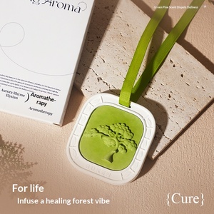 Relaxing <b>Pine</b> Gypsum Scented Hanging Tablet Long Lasting Aromatherapy For <b>Wardrobe</b> Car Odor Removal Holiday Gift - Product Image 3