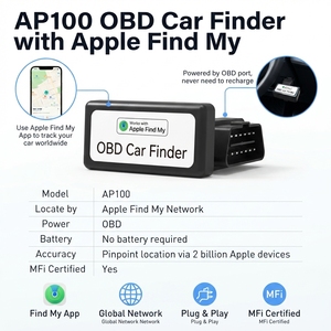 Localizzatore GPS OBD2 Antifurto per Auto, Tracker per Trovare il Veicolo, Senza Canone Mensile, Plug & Play, Compatibile con <span class=keywords><strong>iPhone</strong></span> iOS - Product Image 2