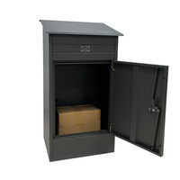 Boîte aux lettres en acier JDY pour boîte de dépôt murale résidentielle et commerciale avec serrure pour usage domestique