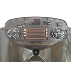 12 Inch Trolley <b>Speaker</b> With Led Light Bluetooth Sd <b>Usb</b> Radio Portable Party <b>Speaker</b> - Product Image 4
