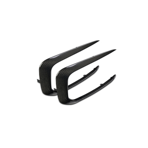 Ailettes pour pare-chocs avant, en Fiber de carbone, 1 paire, pour <span class=keywords><strong>BMW</strong></span> F20 <span class=keywords><strong>M140i</strong></span> 2016 — 2018 - Product Image 3