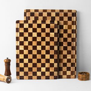 Standing <b>Wood</b> <b>Sliced</b> Cutting Board Household Chopping Board Fruit Kitchen Complementary Food Extra Large Sustainable 2.0cm Thick - Product Image 1