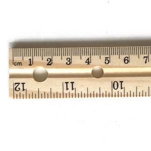 Линейка 30 см, деревянная линейка с Металлической Инкрустацией - Product Image 4