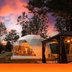 Carpa domo de 8 m de diámetro, carpa geodésica de lujo para uso en hoteles y resorts al aire libre. - Product Image 5
