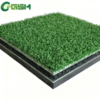 Tapis de frappe de golf YouSee Green 1500x1500mm pour entraînement intérieur/extérieur, tapis de practice robuste pour simulateurs de golf